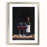 Textured abstract art print in muted earth tones on a framed canvas, ideal for enhancing bedroom decor.