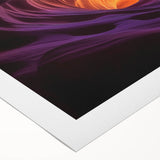 Stunning rolled canvas artwork depicting a vibrant landscape of canyons with rich colors and intricate details, perfect for enhancing any home decor.