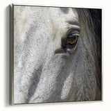 Framed canvas featuring a vintage-style landscape painting with vibrant, colorful flora and a black background.