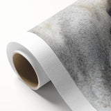 Art deco poster of a stylized fox in muted orange and cream tones on rolled canvas, ideal for nursery wall art.