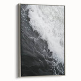 Framed canvas featuring a close-up of natural elements in vibrant, colorful art tones.