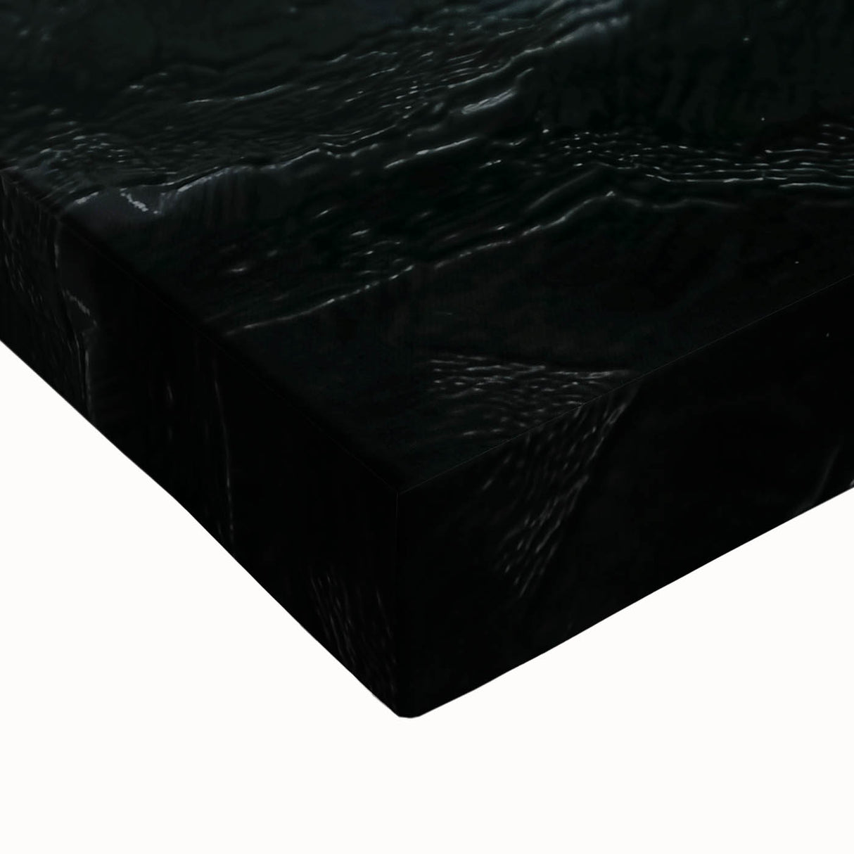 Black and white landscape painting on stretched canvas featuring a detailed tree bark texture, ideal for bedroom wall art.