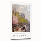 Large abstract wall art depicting vibrant, swirling colors on acrylic glass, ideal for bedroom or dining room decor.