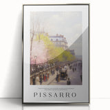 Mid-century modernist art featuring abstract forms in muted tones on a silver-framed acrylic, suitable for nursery wall art.