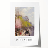 Extra large rolled canvas print featuring a floral design in pastel shades, ideal for dining room or bathroom wall art.