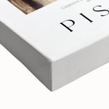 Large art depicting a serene landscape in black and white on stretched canvas, suitable for bedroom wall decor.