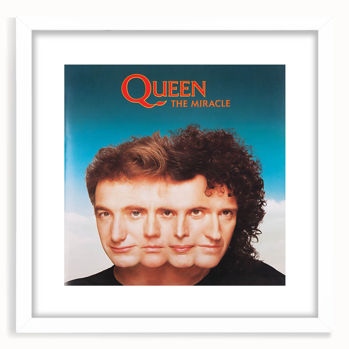 Retro Queen The Miracle Poster - Vintage Prints for Wall Art