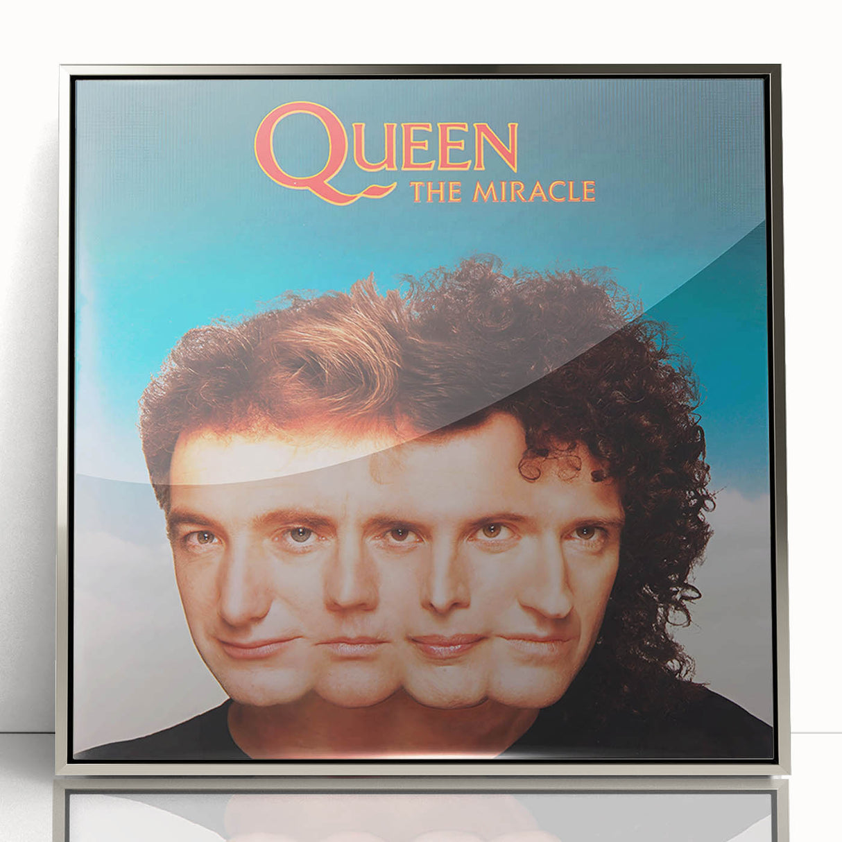 Retro Queen The Miracle Poster - Vintage Prints for Wall Art