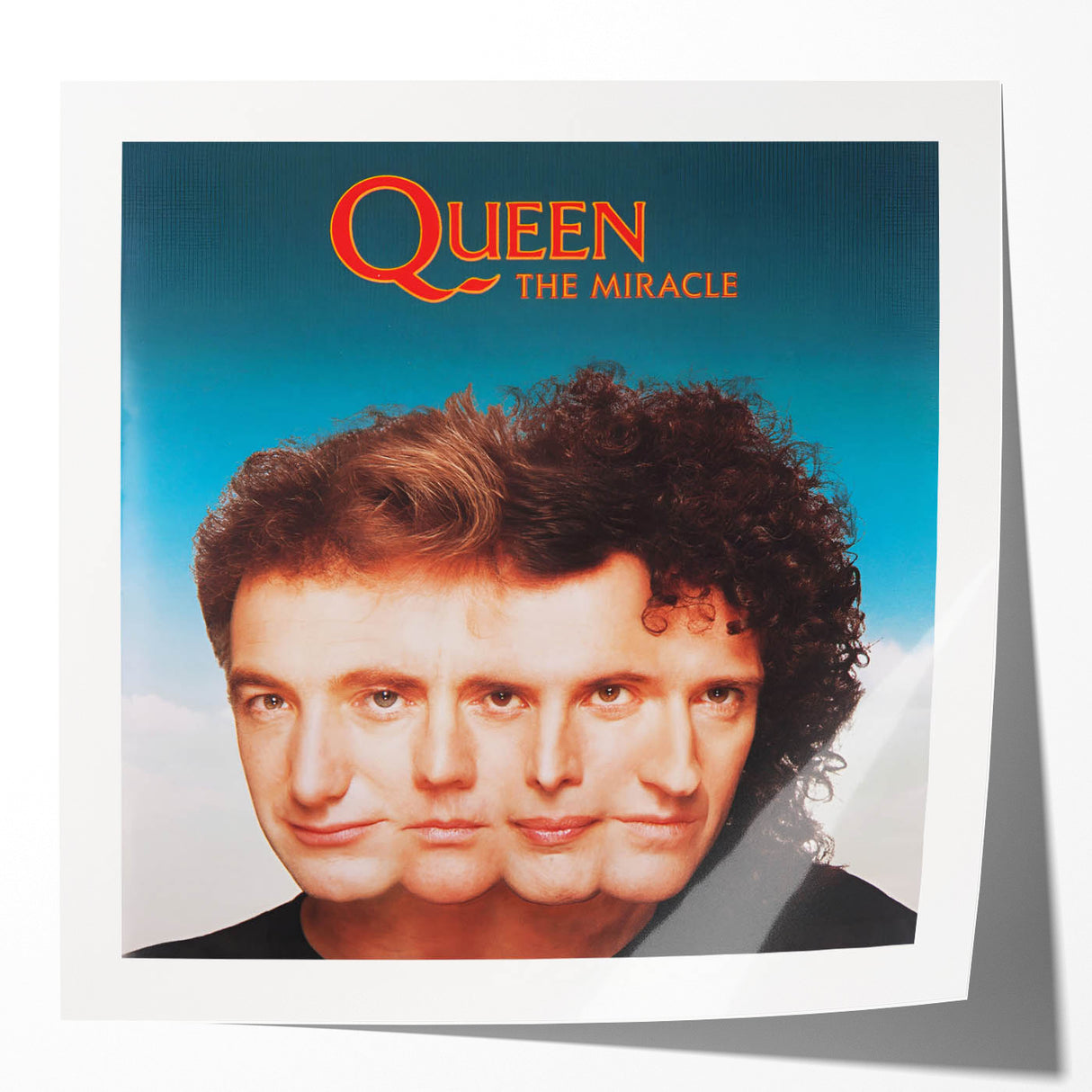 Retro Queen The Miracle Poster - Vintage Prints for Wall Art
