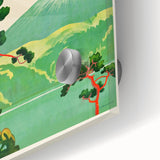 Vintage Japan Travel Poster | Mount Fuji and Scenic Landscape Art Print