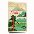Vintage Japan Travel Poster | Mount Fuji and Scenic Landscape Art Print