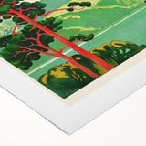 Vintage Japan Travel Poster | Mount Fuji and Scenic Landscape Art Print