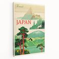 Vintage Japan Travel Poster | Mount Fuji and Scenic Landscape Art Print