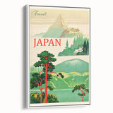 Vintage Japan Travel Poster | Mount Fuji and Scenic Landscape Art Print