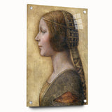 Profile of a Young Fiancée by Leonardo da Vinci - Renaissance Wall Art