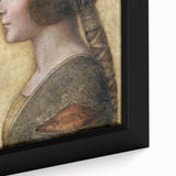 Profile of a Young Fiancée by Leonardo da Vinci - Renaissance Wall Art