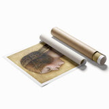 Profile of a Young Fiancée by Leonardo da Vinci - Renaissance Wall Art