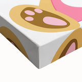 Playful Bunny Nursery Wall Art - Framed Baby Room Decor