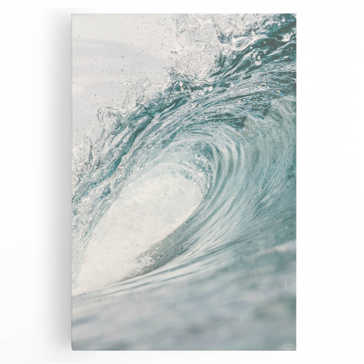 Large black and white abstract canvas print, featuring dynamic brush strokes, ideal for kitchen wall art.