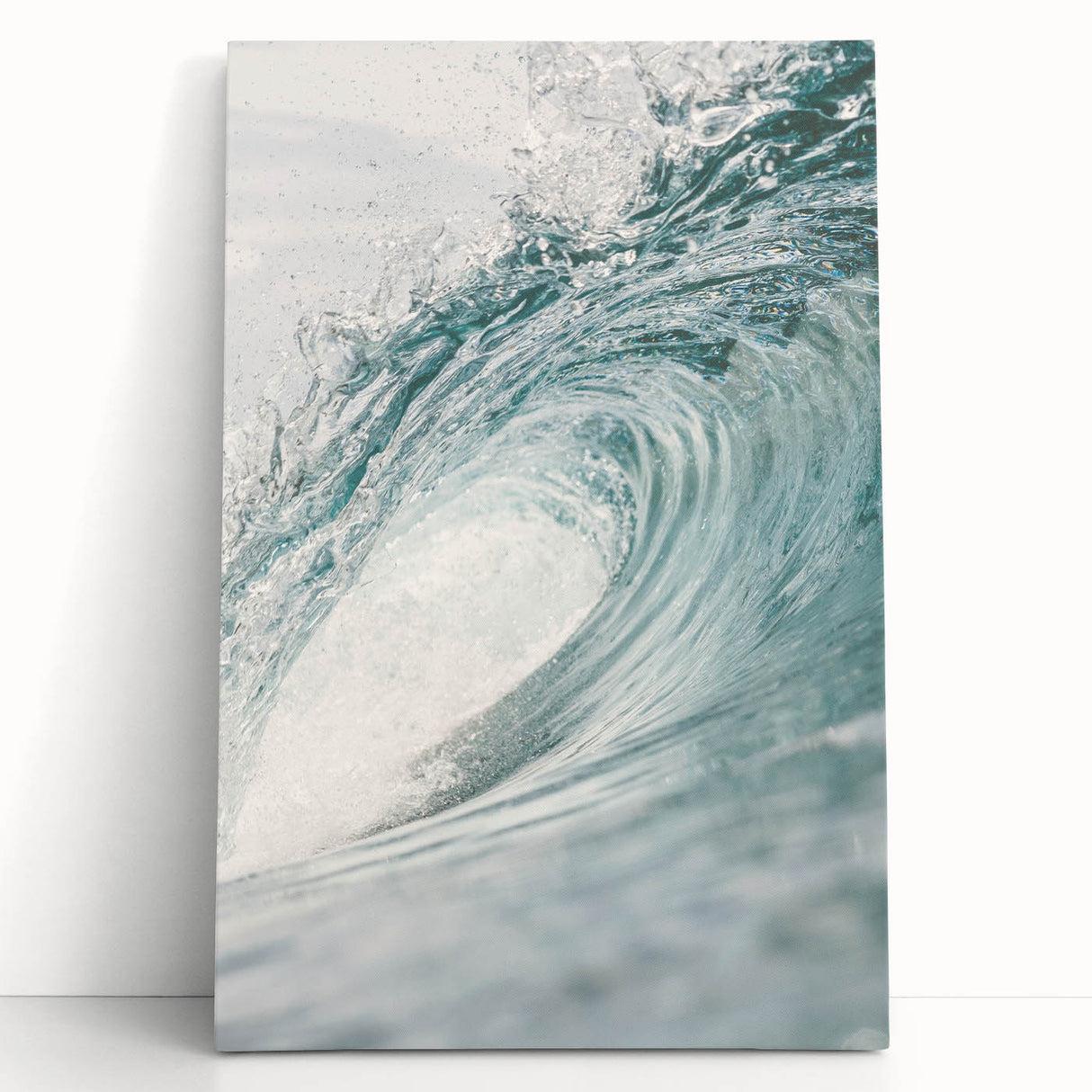 Large black and white abstract canvas art, ideal for kitchen wall art or bedroom ambiance.