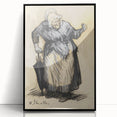 Modern Wall Art: William Glackens’ Sketch – Expressive Charcoal Drawing