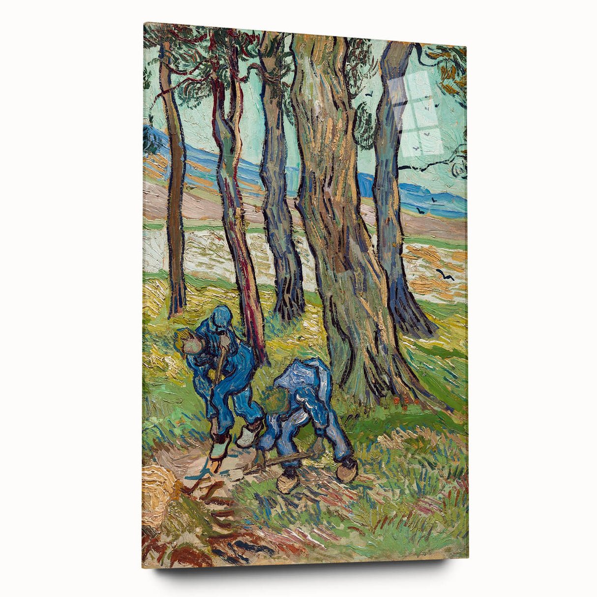 Van Gogh’s The Diggers (1889): Vibrant Impressionist Landscape Art