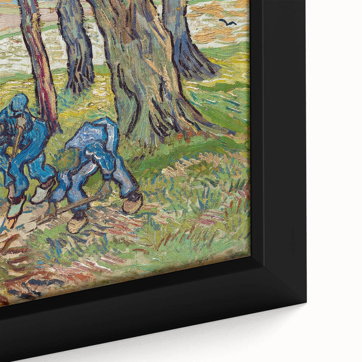 Van Gogh’s The Diggers (1889): Vibrant Impressionist Landscape Art
