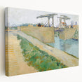 Impressionist Landscape Wall Art - The Langlois Bridge by Van Gogh