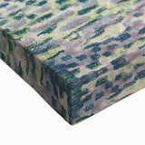 Modern Wall Art: Evening Harbor with Pointillist Sunset Glow