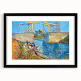 Impressionist Bridge Wall Art - Langlois Bridge at Arles by Van Gogh