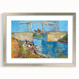 Impressionist Bridge Wall Art - Langlois Bridge at Arles by Van Gogh