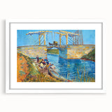 Impressionist Bridge Wall Art - Langlois Bridge at Arles by Van Gogh