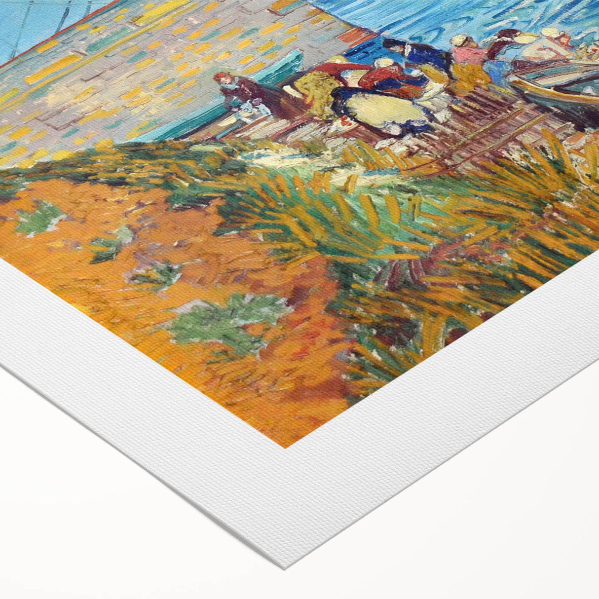 Impressionist Bridge Wall Art - Langlois Bridge at Arles by Van Gogh