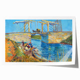 Impressionist Bridge Wall Art - Langlois Bridge at Arles by Van Gogh