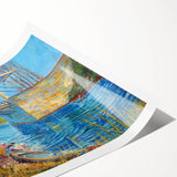 Impressionist Bridge Wall Art - Langlois Bridge at Arles by Van Gogh