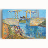 Impressionist Bridge Wall Art - Langlois Bridge at Arles by Van Gogh