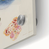 Modern Wall Art: Delicate Floral Study with Vibrant Colors