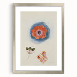 Modern Wall Art: Delicate Floral Study with Vibrant Colors