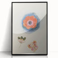 Modern Wall Art: Delicate Floral Study with Vibrant Colors