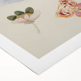 Modern Wall Art: Delicate Floral Study with Vibrant Colors