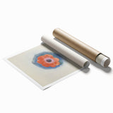 Modern Wall Art: Delicate Floral Study with Vibrant Colors