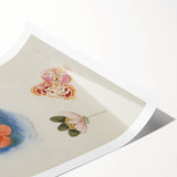 Modern Wall Art: Delicate Floral Study with Vibrant Colors