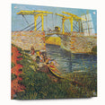 Van Gogh Impressionist Print - Langlois Bridge Wall Art for Home