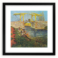 Van Gogh Impressionist Print - Langlois Bridge Wall Art for Home