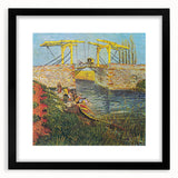 Van Gogh Impressionist Print - Langlois Bridge Wall Art for Home