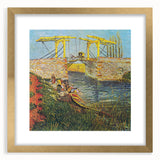 Van Gogh Impressionist Print - Langlois Bridge Wall Art for Home