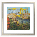 Van Gogh Impressionist Print - Langlois Bridge Wall Art for Home