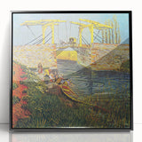 Van Gogh Impressionist Print - Langlois Bridge Wall Art for Home