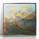Van Gogh Impressionist Print - Langlois Bridge Wall Art for Home
