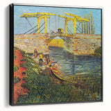 Van Gogh Impressionist Print - Langlois Bridge Wall Art for Home